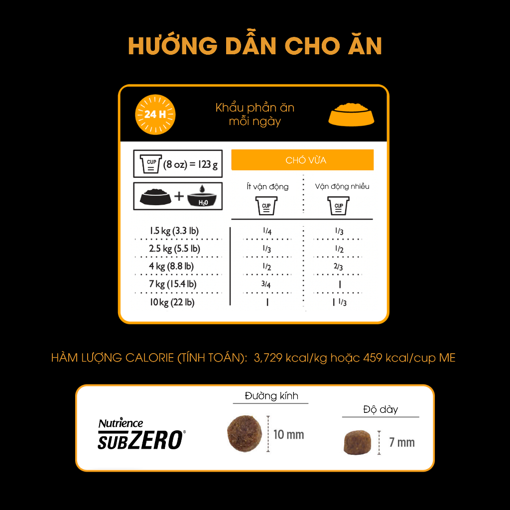 Hạt nhỏ cho chó Nutrience Subzero Grain-free - gà tây, cá hồi, cá trích, cá tuyết, rau củ quả 4.5kg - Ảnh 8