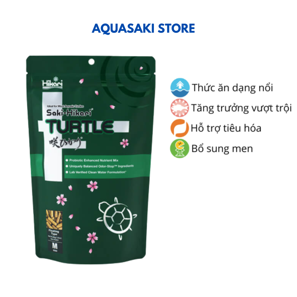 Cám cho rùa nước Saki-Hikari Turtle 200g